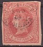 Spain 1864 Queen Isabel II 19 Cuartos Red & Salmon Edifil 64. España 1864 64 u. Uploaded by susofe